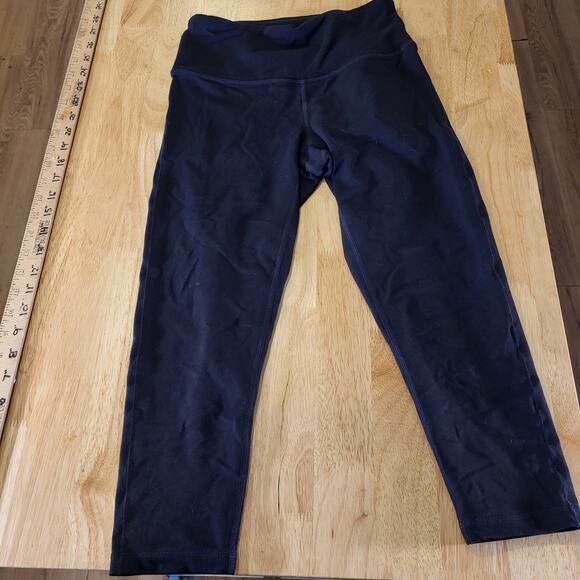 Prana Black Leggings Size Small 24" Waist 19" Inseam 26" Long - Picture 1 of 8